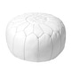 preview thumbnail 26 of 35, Nuloom Handmade Moroccan Leather Filled Ottoman Pouf