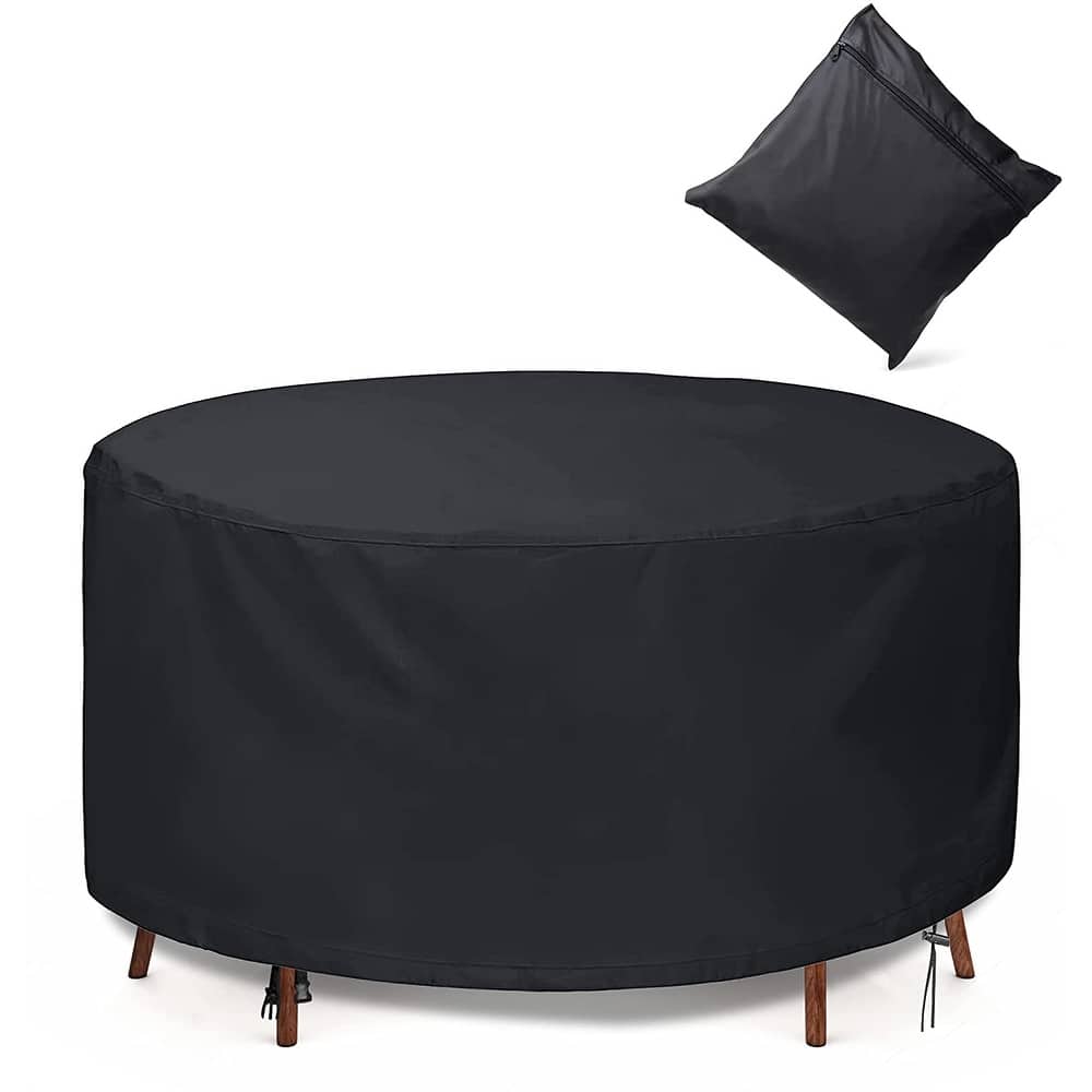 Round Patio Table Covers, Patio Furniture Set Covers Garden Table Chairs Set Covers