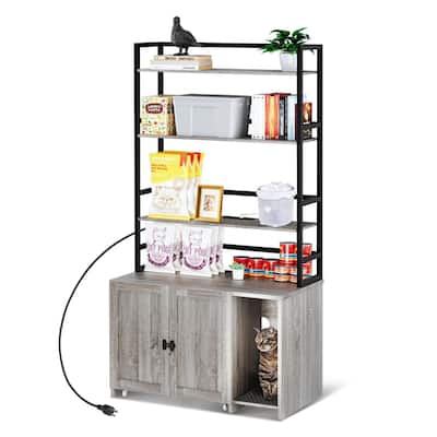 Cat Litter Box Enclosure Push-Pull Chassis