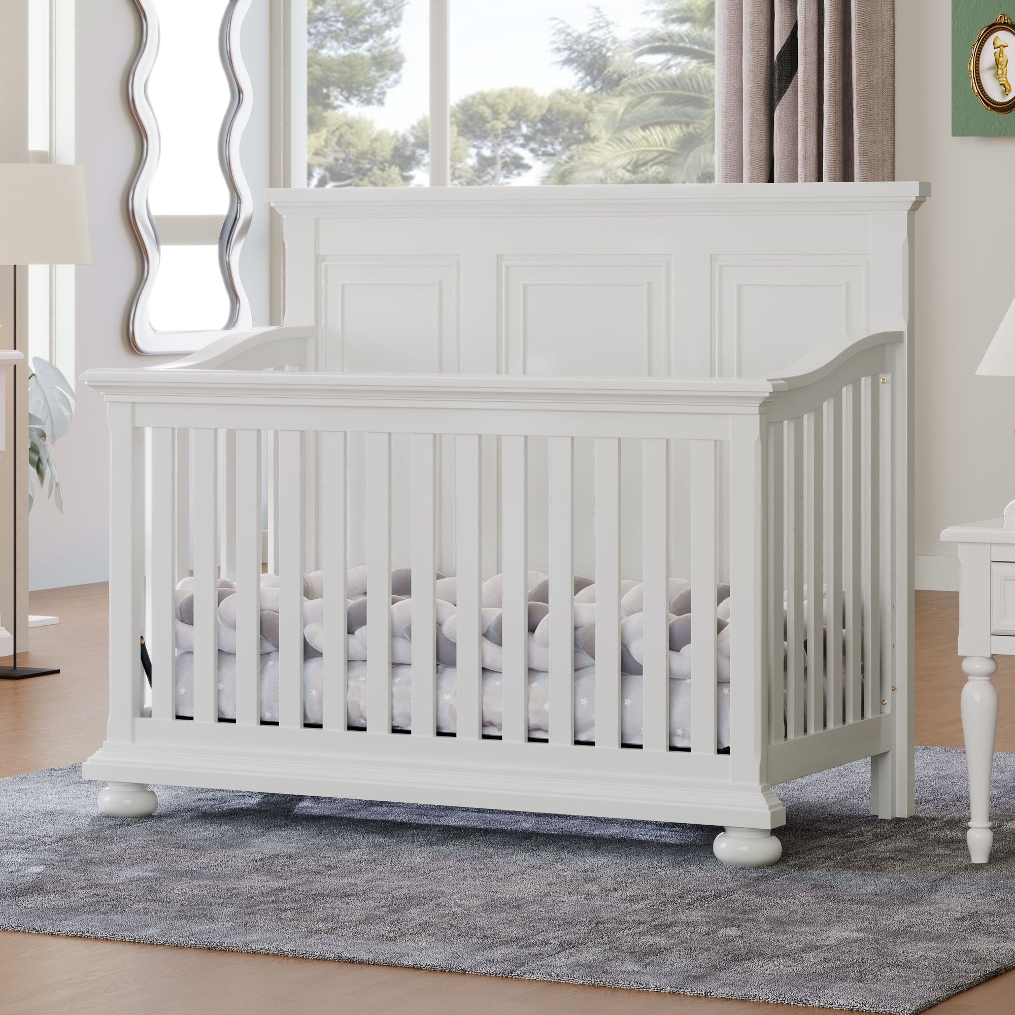 Crib into shop full bed