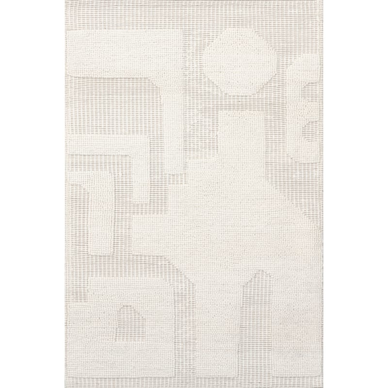 Nuloom AvionTextured Geometric Wool Area Rug