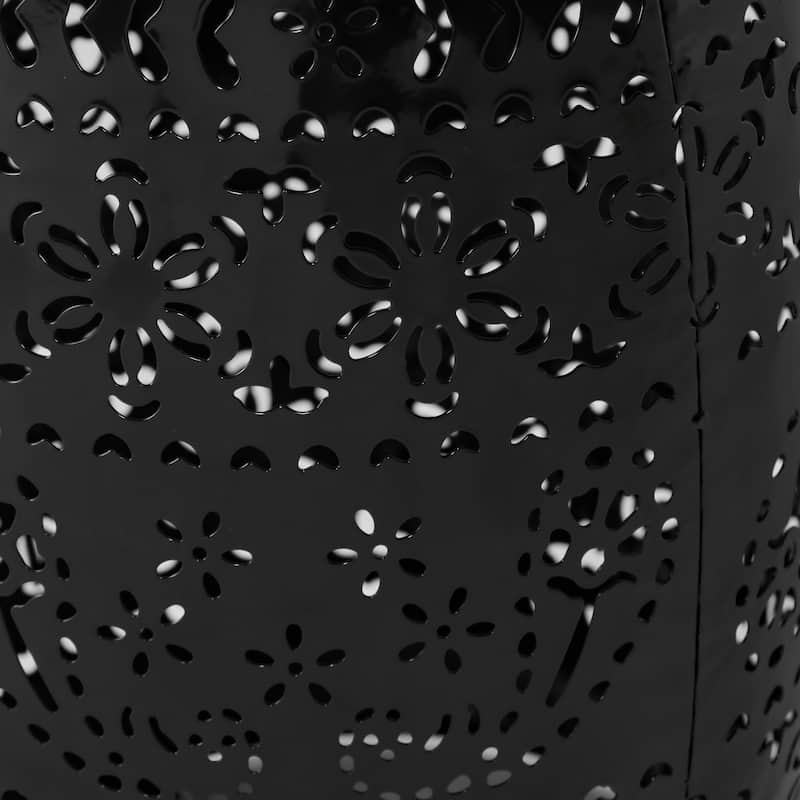 Christopher Knight Home Ruby Indoor/Outdoor 12-Inch Lace Cut Iron Side Table