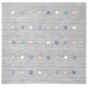 preview thumbnail 19 of 24, SAFAVIEH Kids Jayshree Polka Dot Wool Rug 5' Square - Silver - Square