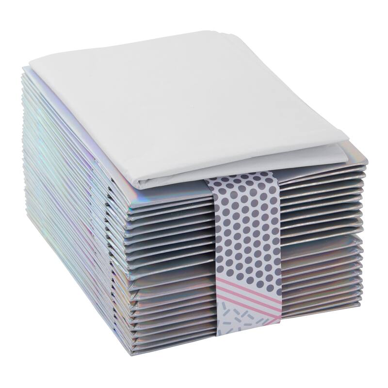 Blue Panda 20 Pack Small Gift Bags with Handles Tissue Paper for Birthday Party 8X5.5x2.5"