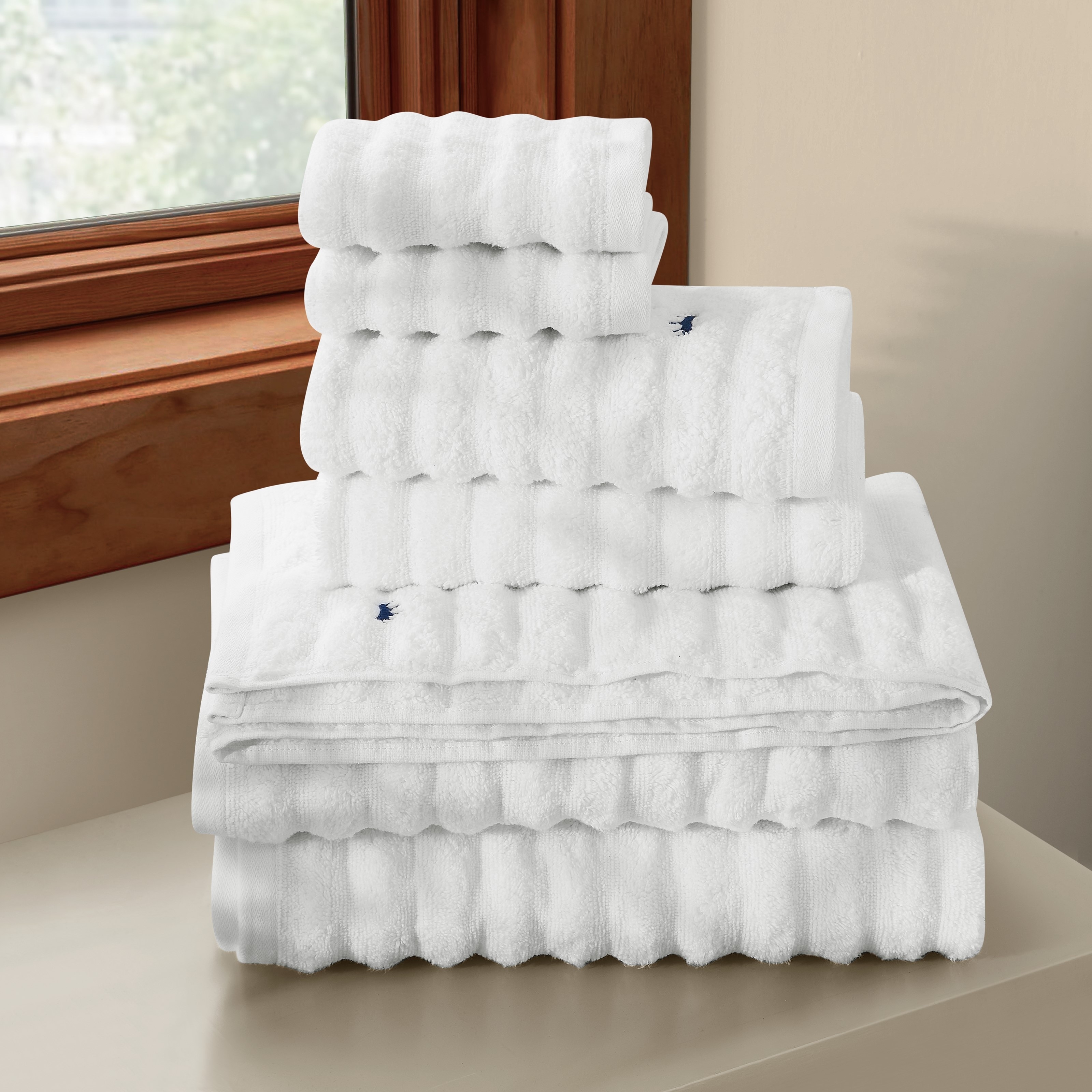 Royal Velvet Textured 6 Piece Towel Set