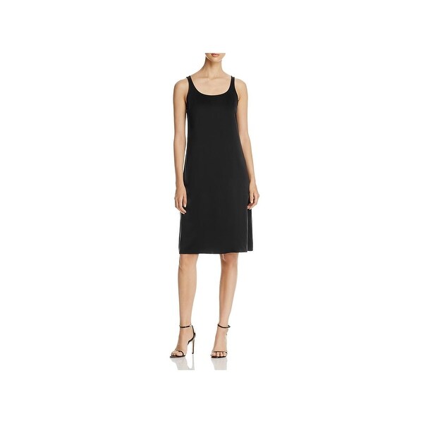 eileen fisher silk slip dress