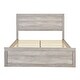 preview thumbnail 6 of 17, Rustic Full Platform Bed with Pine Wood Grain Finish