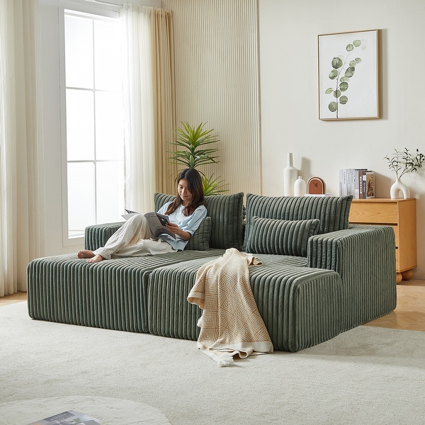 87 Cloud Plush Loveseat Oversized Sectional Lounge Chair Bed Bath Beyond 41986441