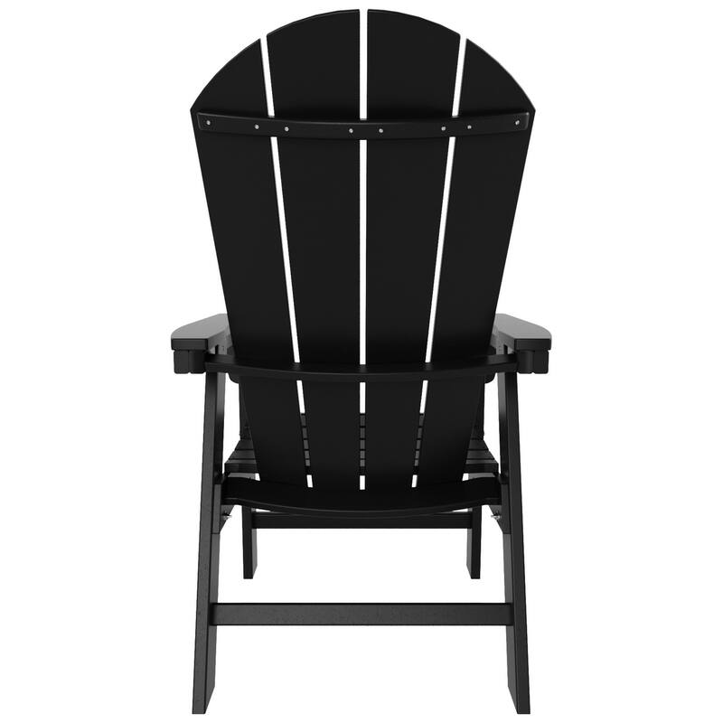 Polytrends Laguna Casual Upright Adirondack Chair (Set of 2)