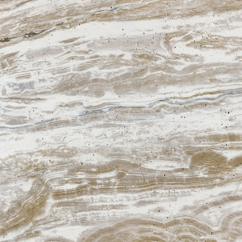 Marq Rounded Tiers Concrete Side Table with Marble Finish