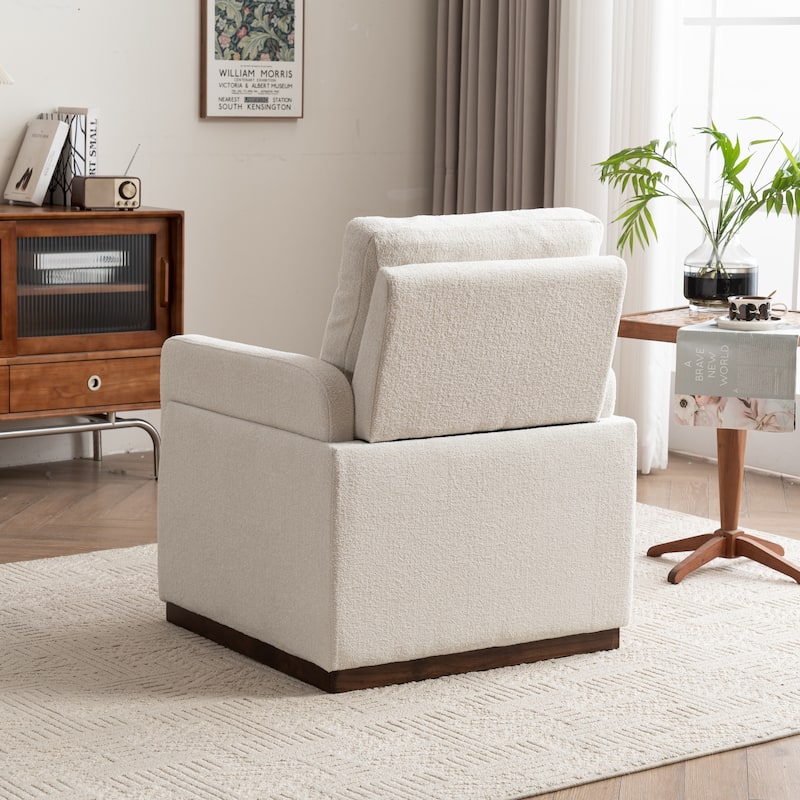 Accent Chair, Oversized Armchair, Modern Comfy Reading Chair