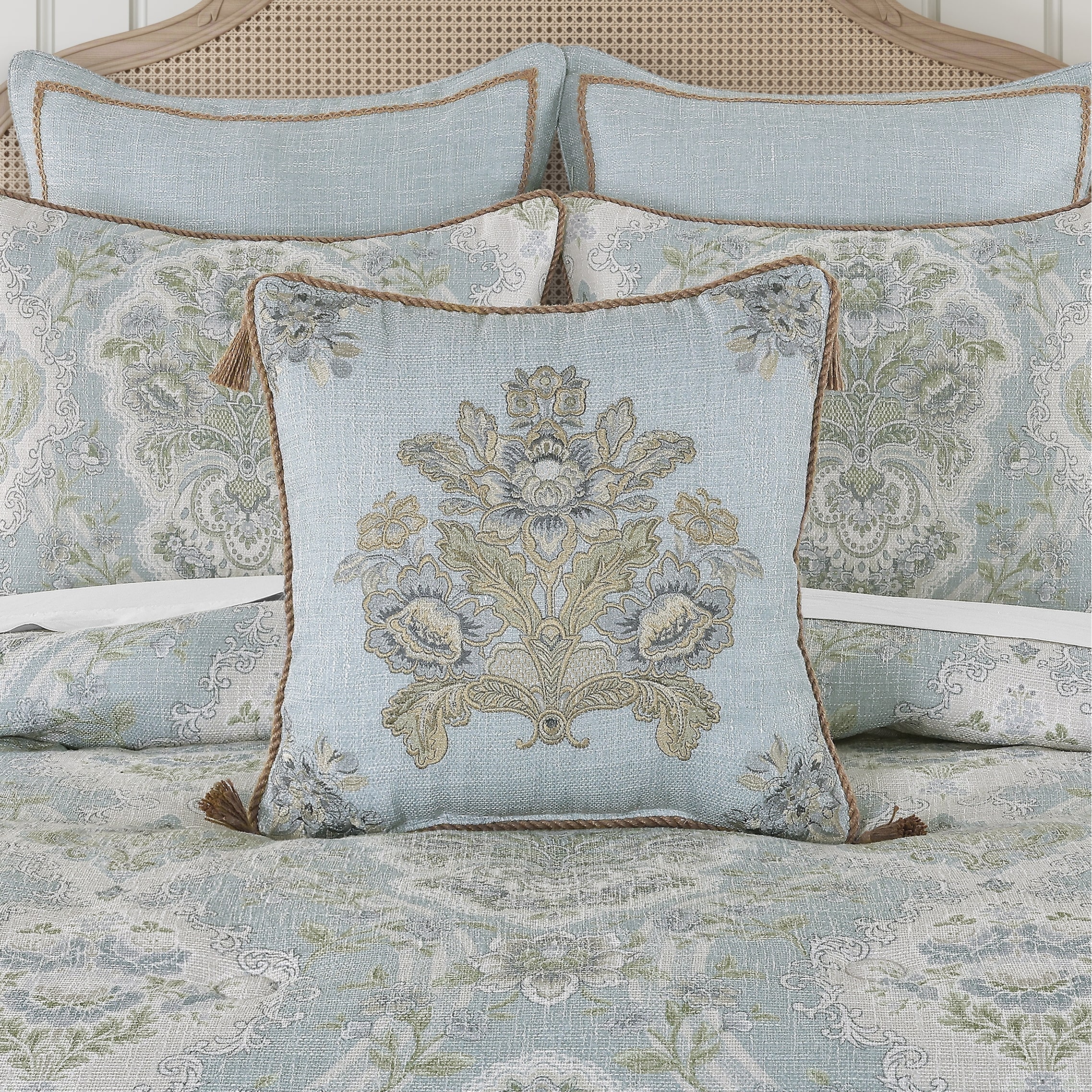 J. Queen New York Pasadena 18" Square Decorative Throw Pillow