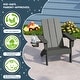 preview thumbnail 19 of 58, Shoreside Kids Outdoor Poly Adirondack Chair with Side Table 3-Piece Set