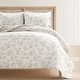 preview thumbnail 2 of 8, Lush Decor Floral Jacquard Reversible Soft Matelasse Quilt 3-Piece Set