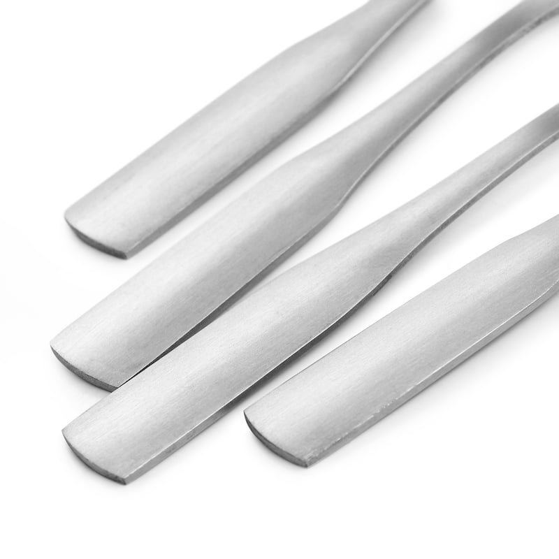 Gibson Home Classic Profile Tea Spoon 4 Piece Set - 6.25 x 1.40
