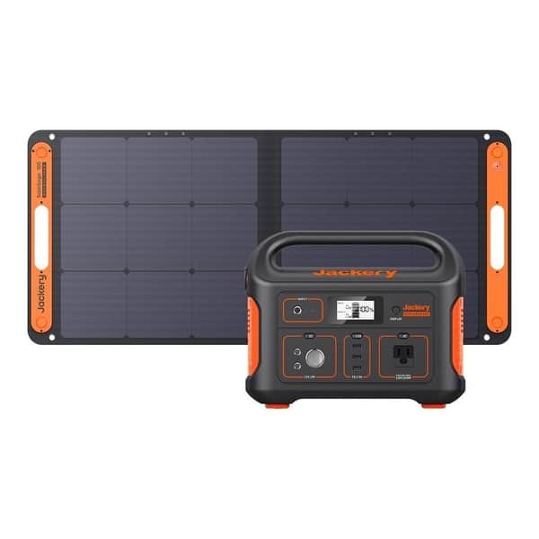 Jackery - Portable Power Station Explorer 500 with SolarSaga 100 - Bed Bath  & Beyond - 40874847