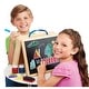 preview thumbnail 3 of 1, Cra-Z-Art 5-in-1 Portable Wooden Tabletop Art Easel W/ Chalkboard & Dry Erase Board