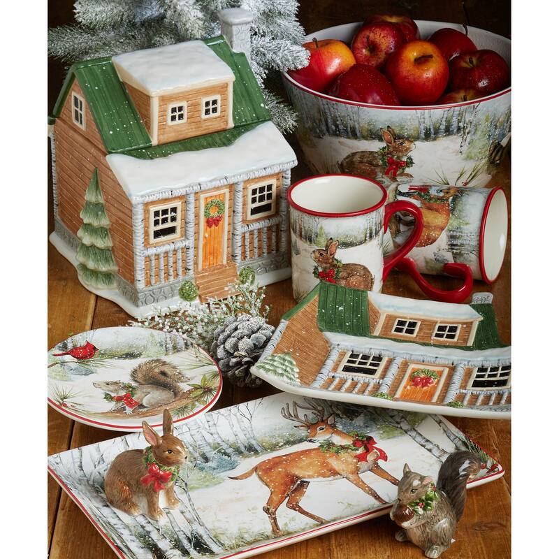 Certified International Winter Forest 16-piece Dinnerware Set, Service for 4