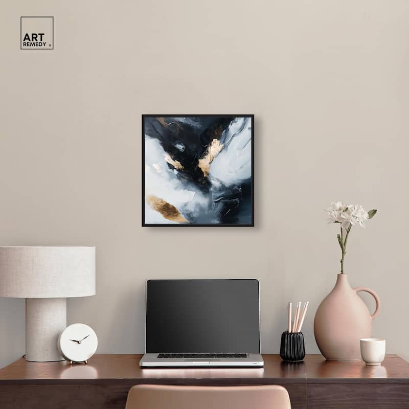 Golden Spark II Canvas by Art Remedy