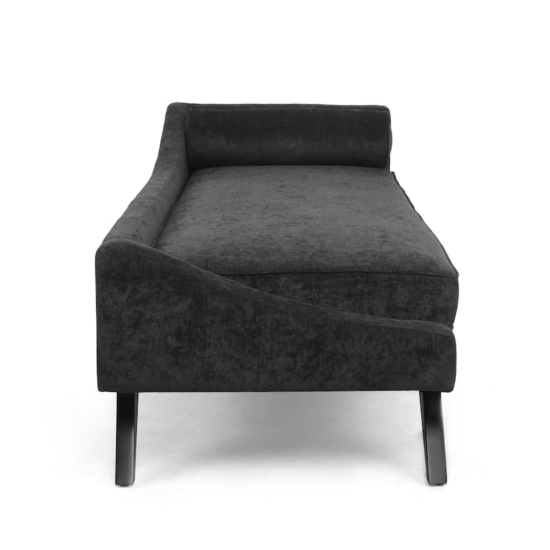 Cagle Mid-century Modern Chaise Lounge by Christopher Knight Home - 68.00" L x 27.50" W x 25.00" H