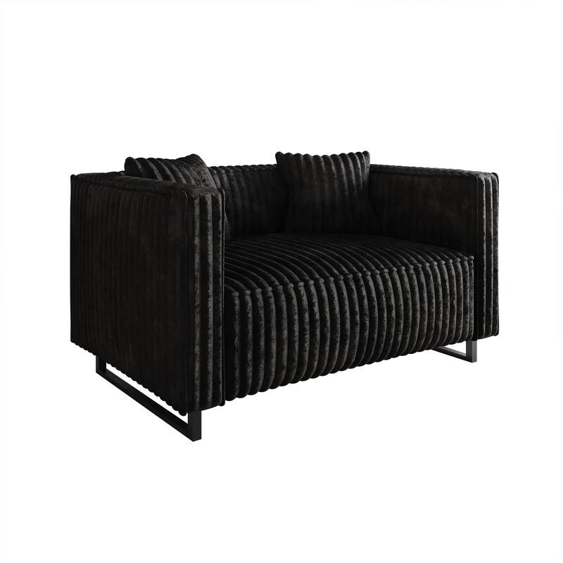 CraftPorch Mid Century Modern 3- Pieces Upholstered Living Room Set