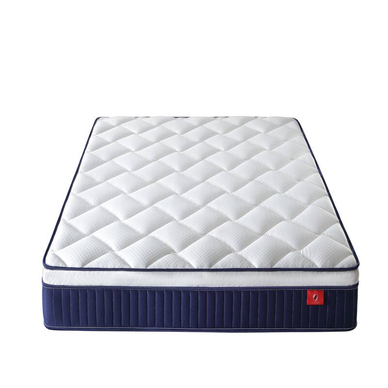 Home Innerspring Mattress Medium Hybrid Mattress In A Box With Certipur-Us Certified Pocket Spring,And Motion Isolation