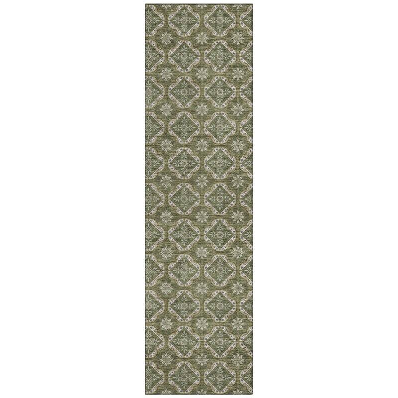 Machine Washable Indoor/ Outdoor Contemporary Granby Chantille Rug