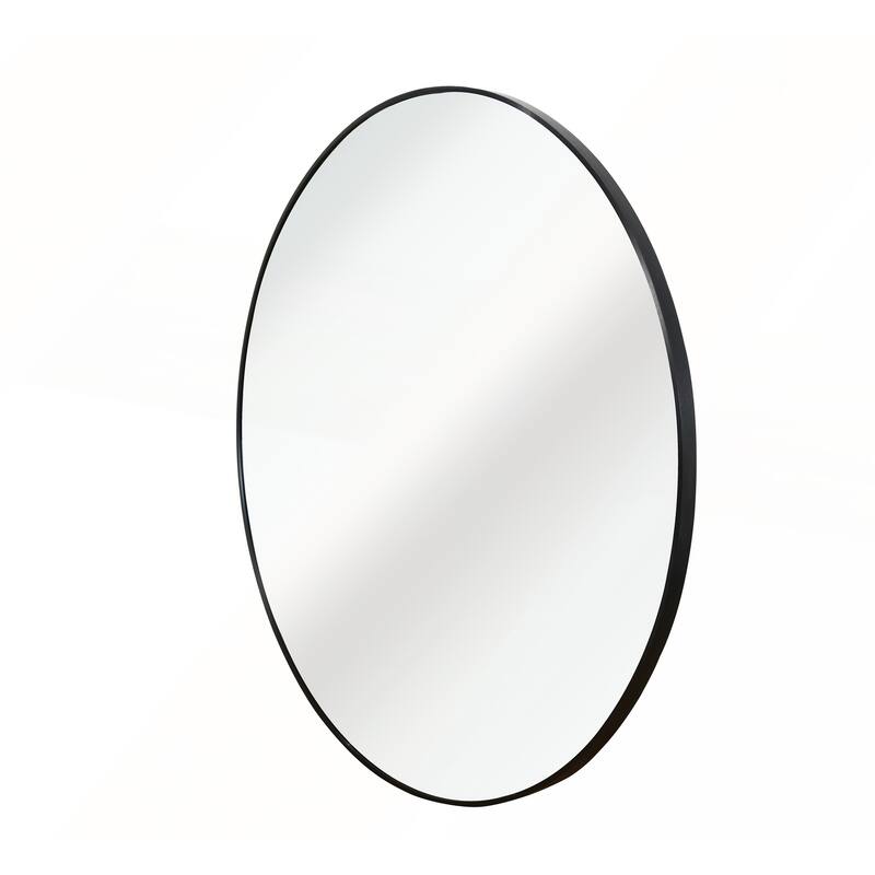 36 Inch Metal Framed Round Bathrrom Mirror