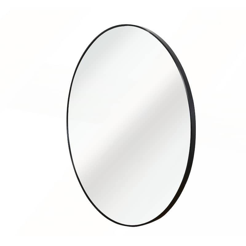 42 Inch Metal Framed Round Bathrrom Mirror 