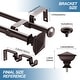 preview thumbnail 5 of 28, Modern Square Urn Adjustable Drapery Double Curtain Rod