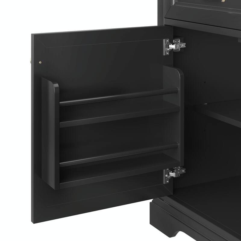36" Bathroom Vanity with Sink, Tip-out Drawers & Soft-Close Door Hinges