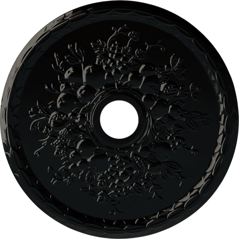 22 5/8"OD x 3 5/8"ID x 5/8"P Grape Ceiling Medallion