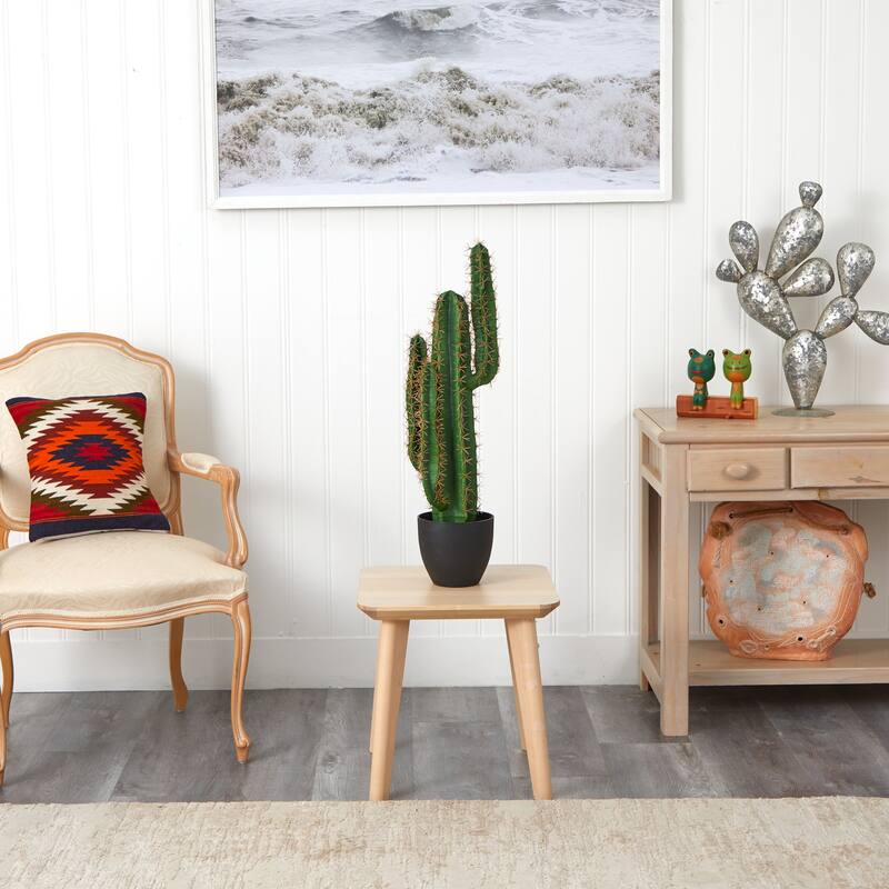 Artificial Cactus Plant 2.5Ft Indoor Desert Decor Home Stock - 2.5ft.