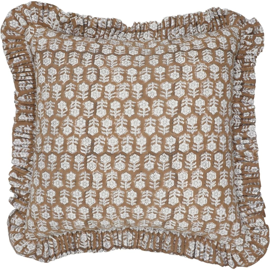 Fabdivine Cotton Bohemian Block print pillow Cover