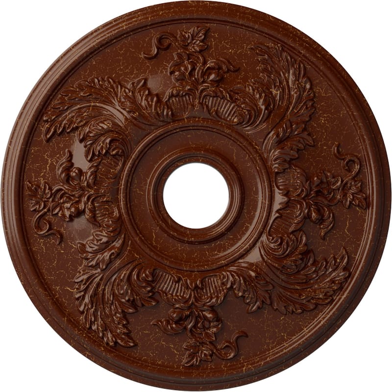 23 5/8"OD x 4 5/8"ID x 1 7/8"P Acanthus Twist Ceiling Medallion