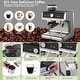 preview thumbnail 23 of 30, 20 BAR Semi-Automatic Espresso Machine with Built-in Grinder Milk Steamer