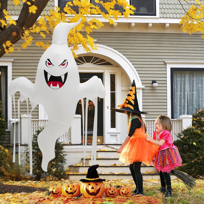 Costway 5 FT Tall Halloween Inflatable Hanging Ghost Blow-up Yard - See Details