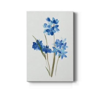Blue Blossom Botanical I Premium Gallery Wrapped Canvas - Ready to Hang