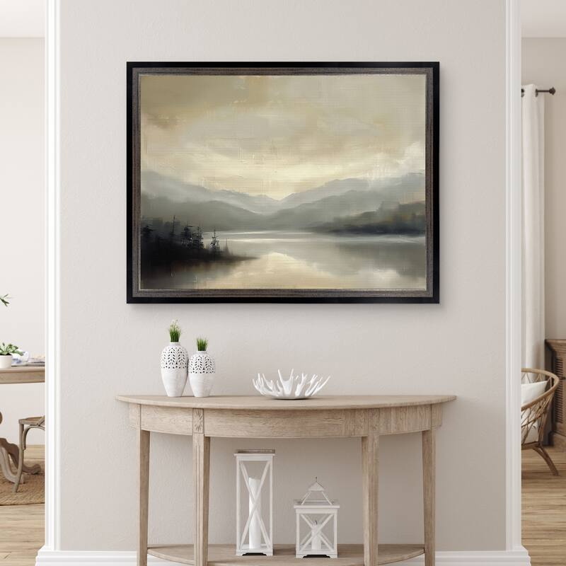 Masterpiece Art Gallery| Nature's Paintbrush VIII by Annabelle Hall - Framed Canvas Art Print