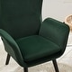 preview thumbnail 21 of 92, Upholstered Wingback Armchair Leisure Accent Chair, Single - 40.55" H x 28.34" W x 33.1" D