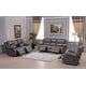 preview thumbnail 10 of 23, Betsy Furniture 3 Piece Bonded Leather Reclining Living Room Set, Sofa, Loveseat and Glider Chair