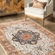 preview thumbnail 8 of 10, Nuloom Cira SpinClean Traditional Vintage Machine Washable Area Rug