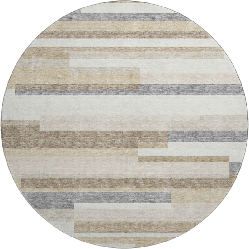 Premium Washable Super Soft Mosaic Stripe Mayfield Rug