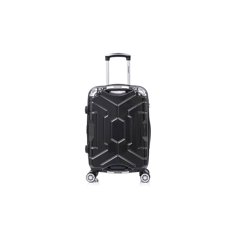 3 Piece Technology PC Hardshell Lightweight Durable Suitcase with Rotating Wheels and Adjustable Ergonomic Telescopic Handle