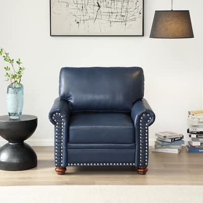 Modern Lounge Chair PU Leather Accent Chair Single Sofa Armchair