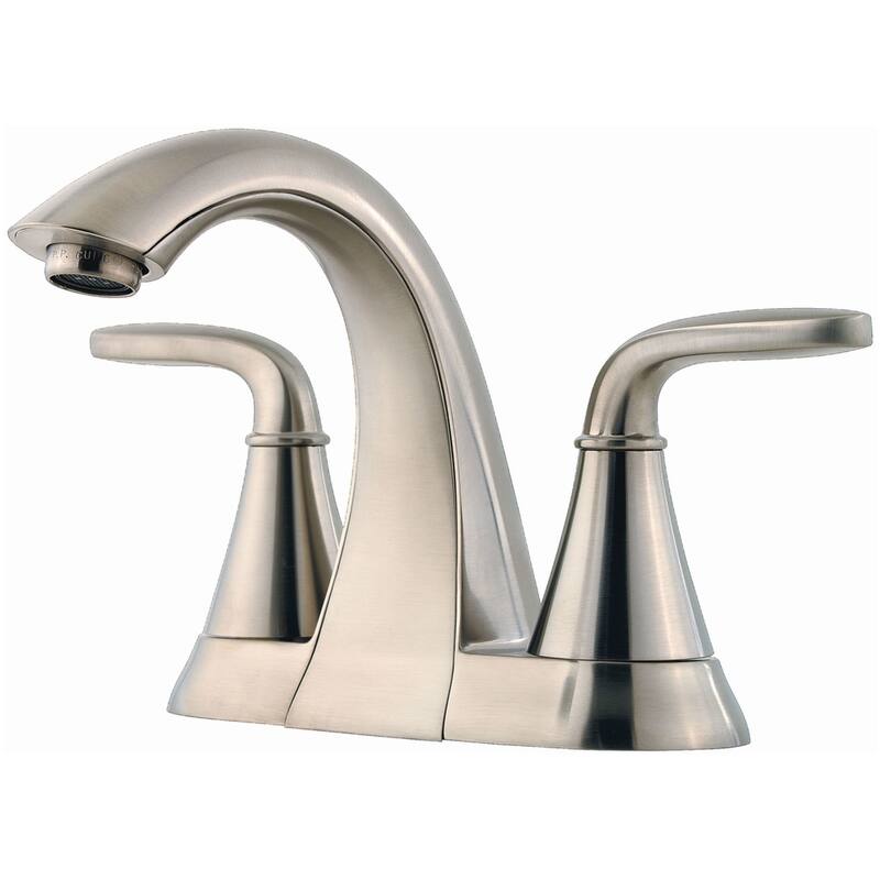 Pfister LG48-WF0 Winfield 1.2 GPM Centerset Bathroom Faucet with Pfast - Brushed Nickel