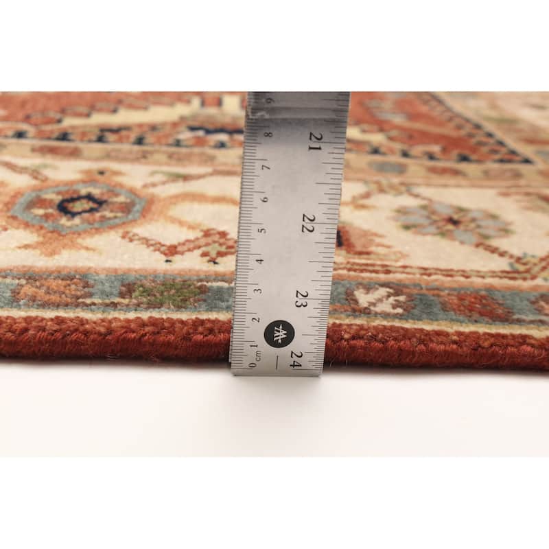 ECARPETGALLERY Hand-knotted Jules Sultane Copper Wool Rug - 5'10 x 9'1