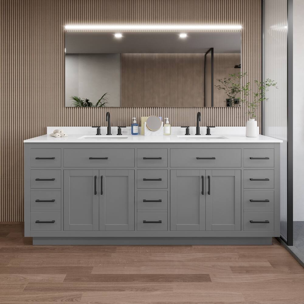 Wyndham Collection WCG262684D-QTZ-US3MXX Beckett TK 84" Free Standing