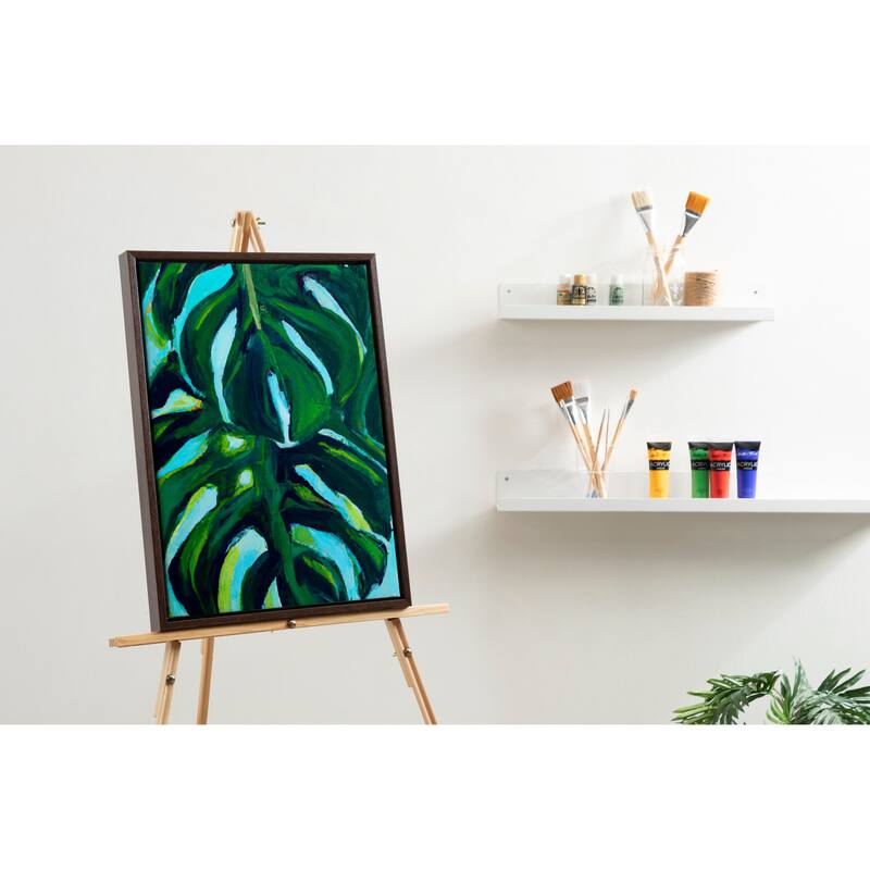 Kate and Laurel Sylvie Blank Framed Canvas