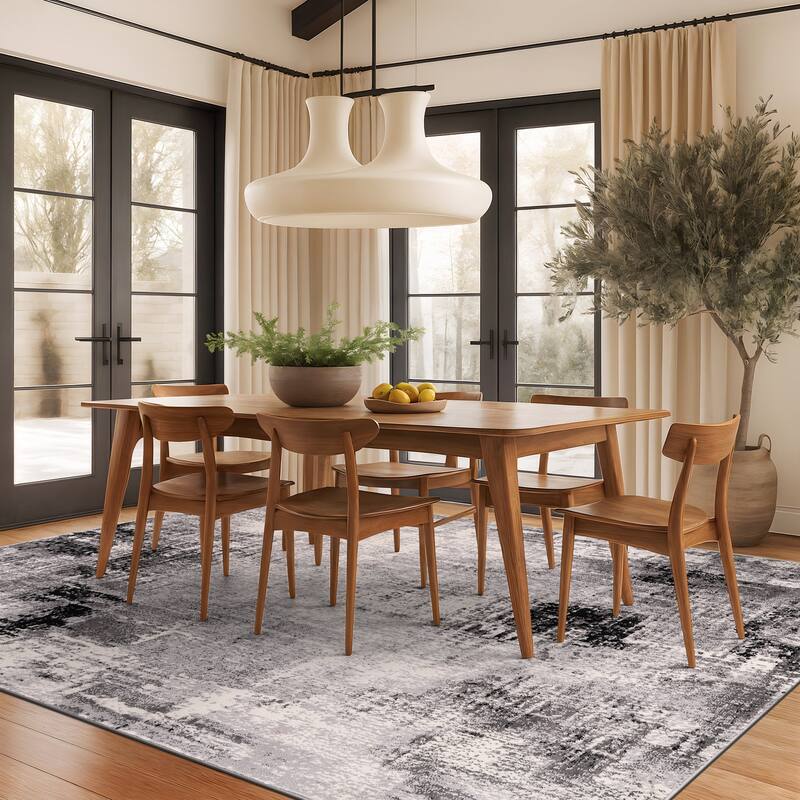 World Rug Gallery Dublin Contemporary Abstract Area Rug